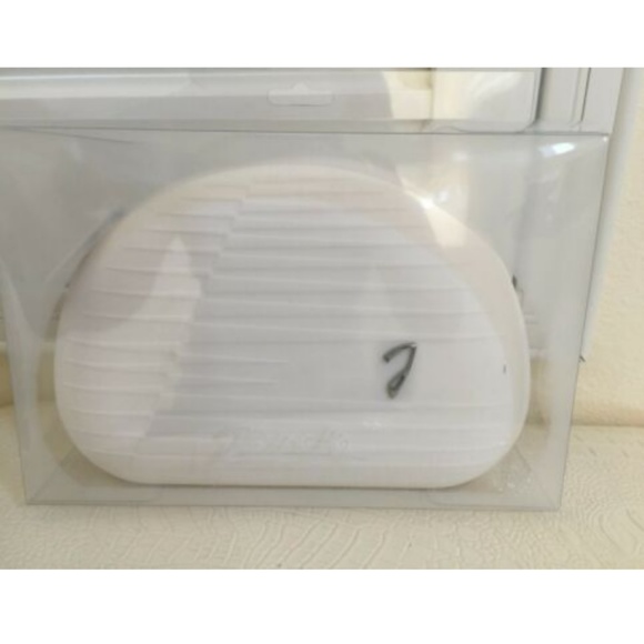 JANEKE Cosmetic Bag Makeup Travel Pouch WHITE Water Repellent MADE IN ITALY New - Picture 1 of 8
